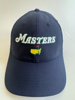 Masters Tech 2026 Navy Blue Embroidered Golf Hat